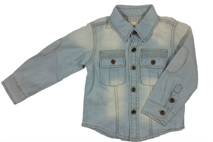 پیراهن جینز پسرانه 100011 سایز 2 تا 8 سال مارک ZARA