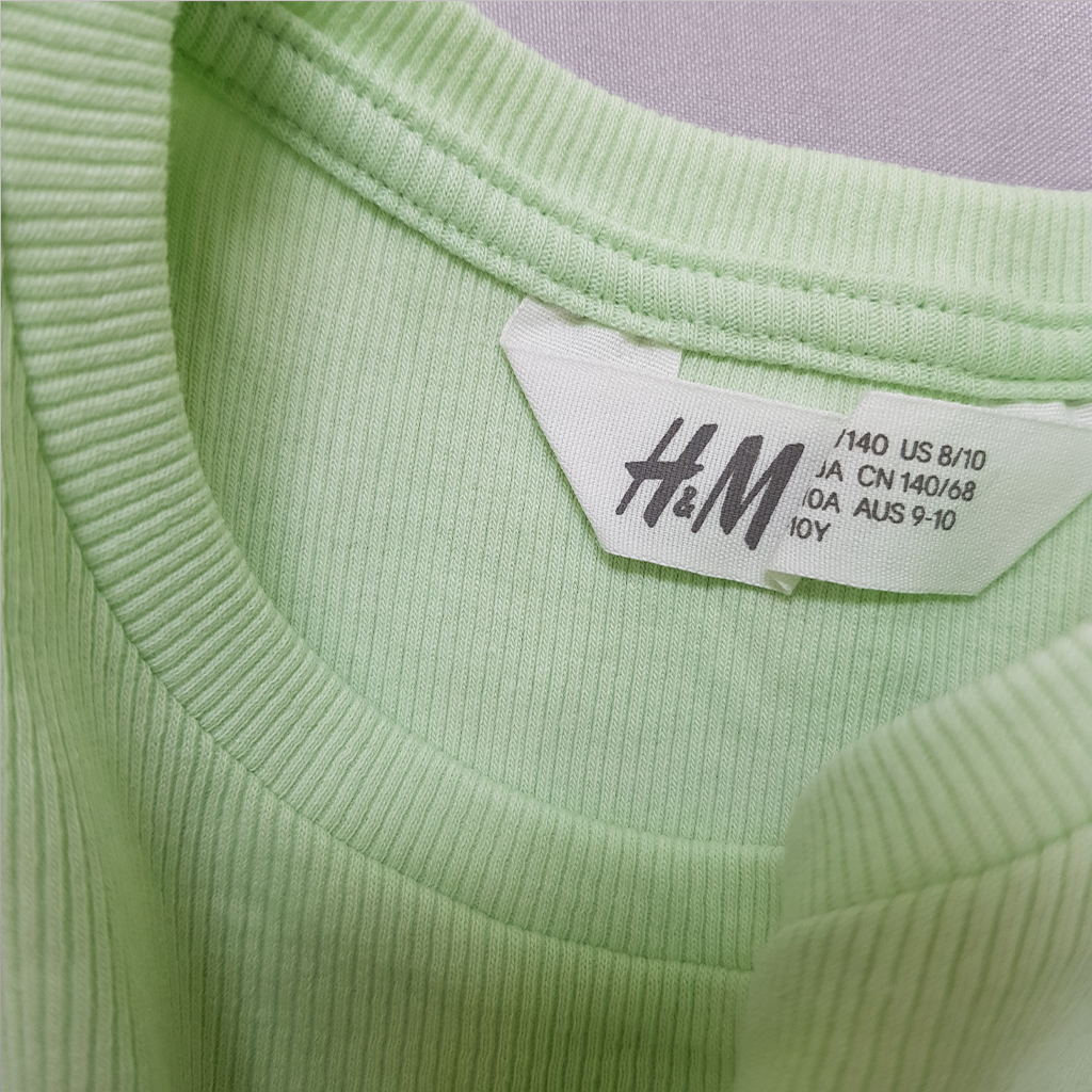 تی شرت دخترانه 39211 سایز 9 تا 14 سال کد 2 مارک H&M