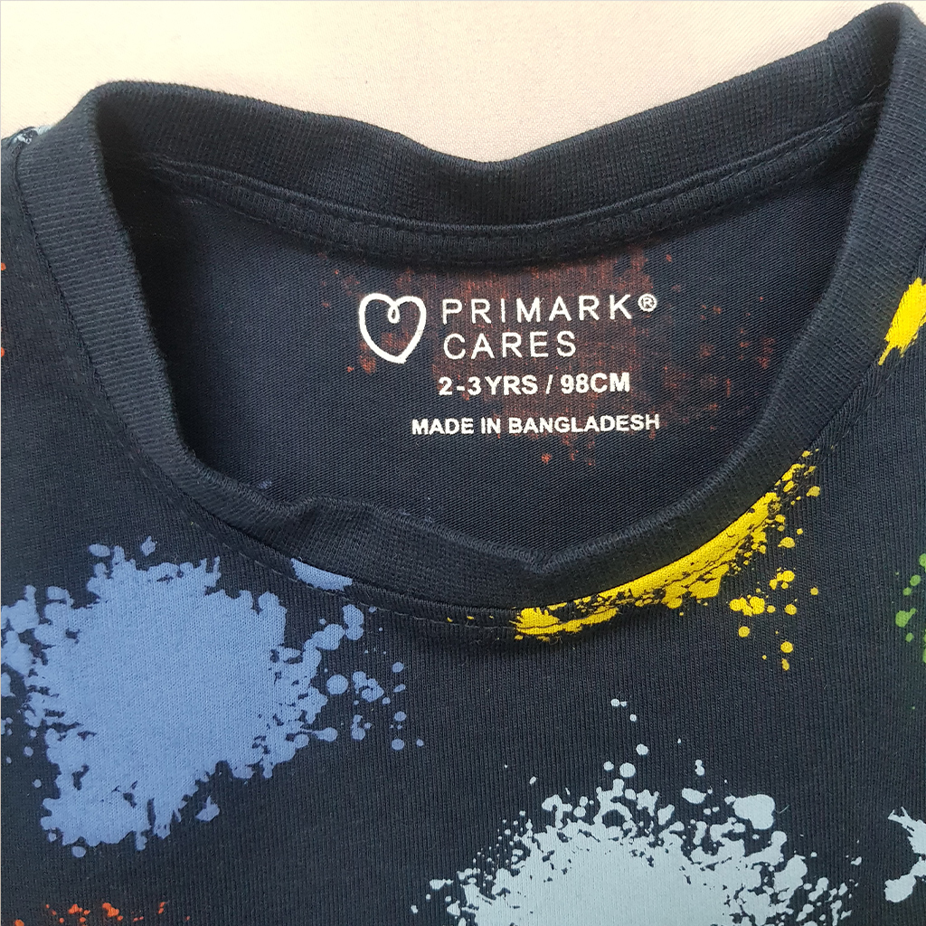تی شرت پسرانه 39593 سایز 1.5 تا 8 سال مارک PRIMARK