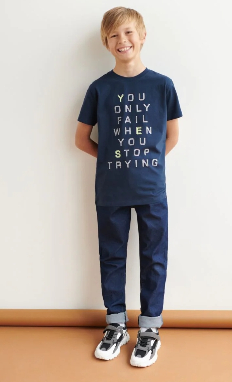 تی شرت پسرانه 39522 سایز 8 تا 14 سال مارک SINSAY
