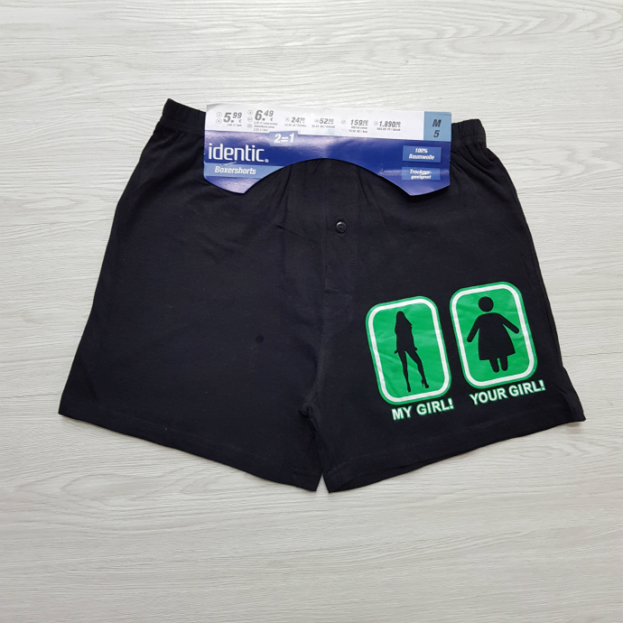 شرت مردانه بسته 2 عددی سایز M تا XXL برند Identic کد 10056817