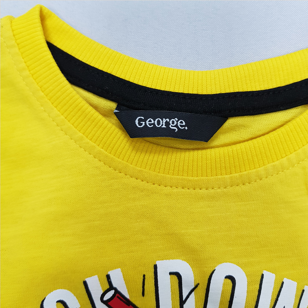 تی شرت حلقه ای پسرانه 39908 سایز 1 تا 6 سال مارک GEORGE