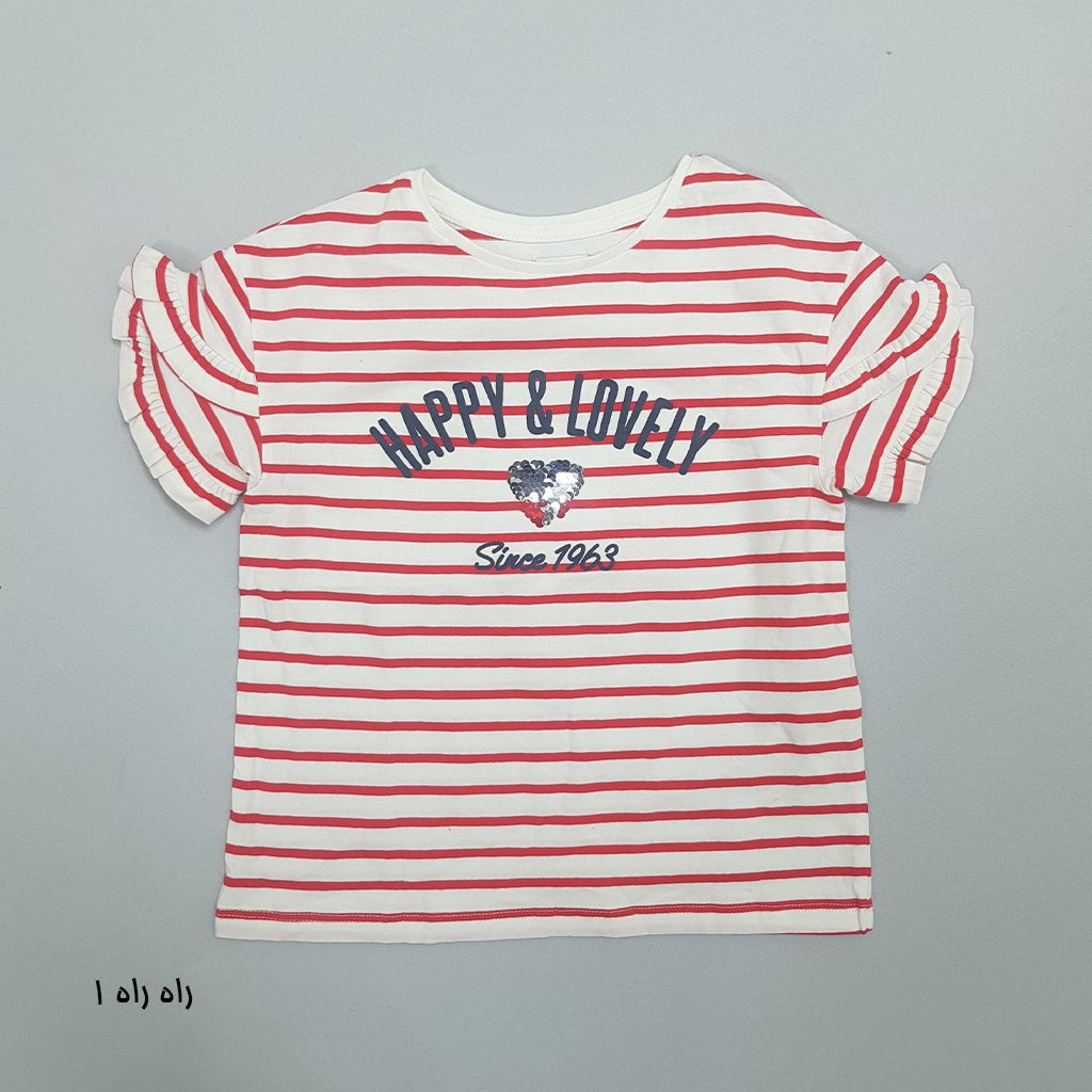 تی شرت دخترانه 40322 سایز 2 تا 14 سال مارک VertBaudet