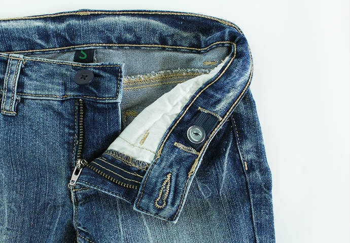 شلوار جینز دخترانه 150015 مارک BENETTON JEANS