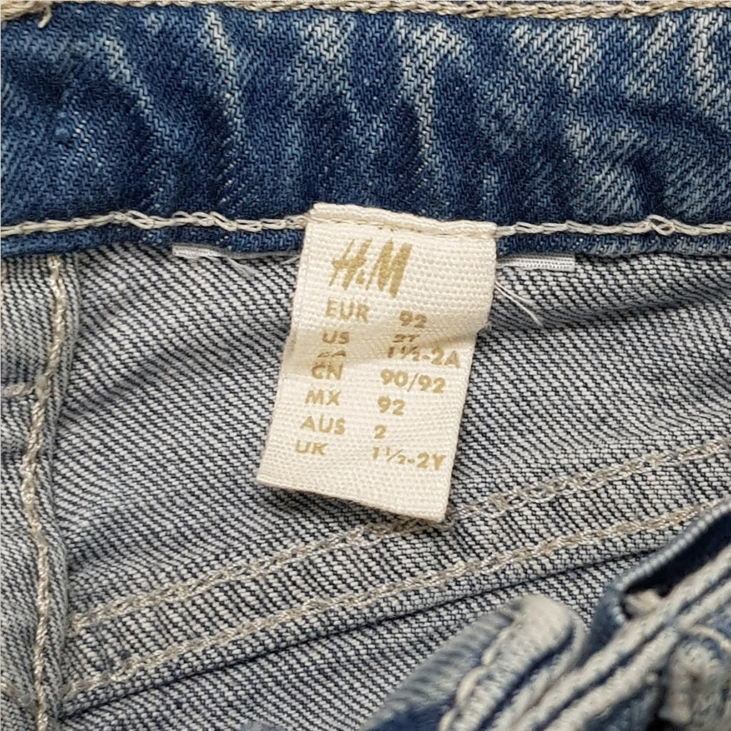 شلوار جینز دخترانه 40831 سایز 1.5 تا 11 سال مارک H&M