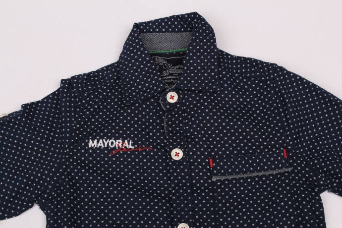 پیراهن پسرانه 16684 سایز 2 تا 12 سال مارک MAYORAL