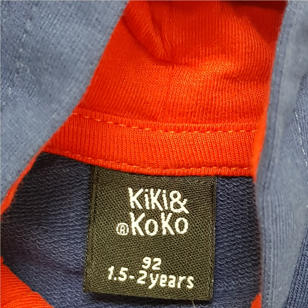 هودی پسرانه 20355 سایز 1.5 تا 6 سال مارک KIKI&KOKO