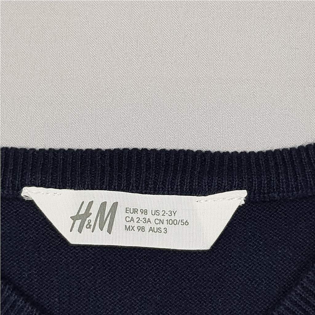 جلیقه بافت پسرانه 20720 سایز 1.5 تا 12 سال مارک H&M