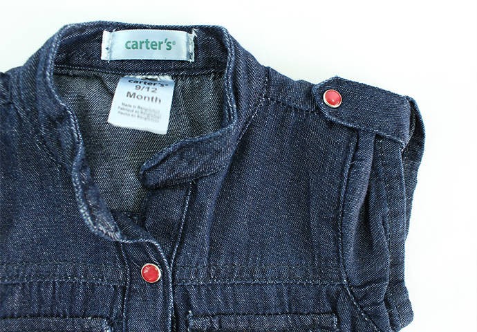 سارافون جینز دخترانه 100094 سایز 9 ماه تا 2 سال مارک Carters محصول بنگلادش