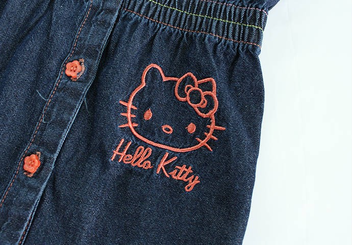 سارافون جینز دخترانه 100096 سایز 2  تا 5 سال مارک Hello kitty محصول بنگلادش