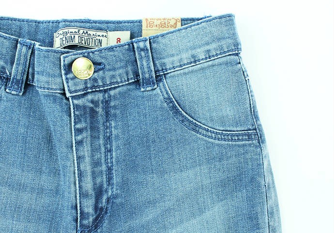 شلوار جینز دخترانه 150038 سایز 8 تا 12 سال مارک DENIM محصول بنگلادش
