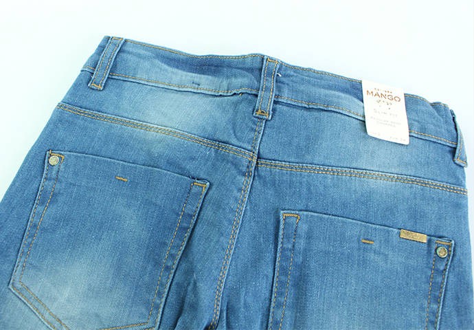 شلوار جینز کشی  زنانه  200088 سایز 34 تا 42 مارک MANGO