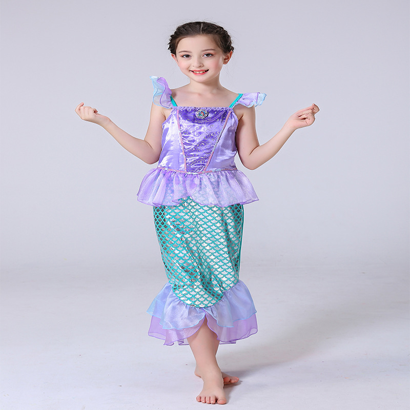 لباس دیزنی پرنسس دخترانه 3 تا 12سال کد10413