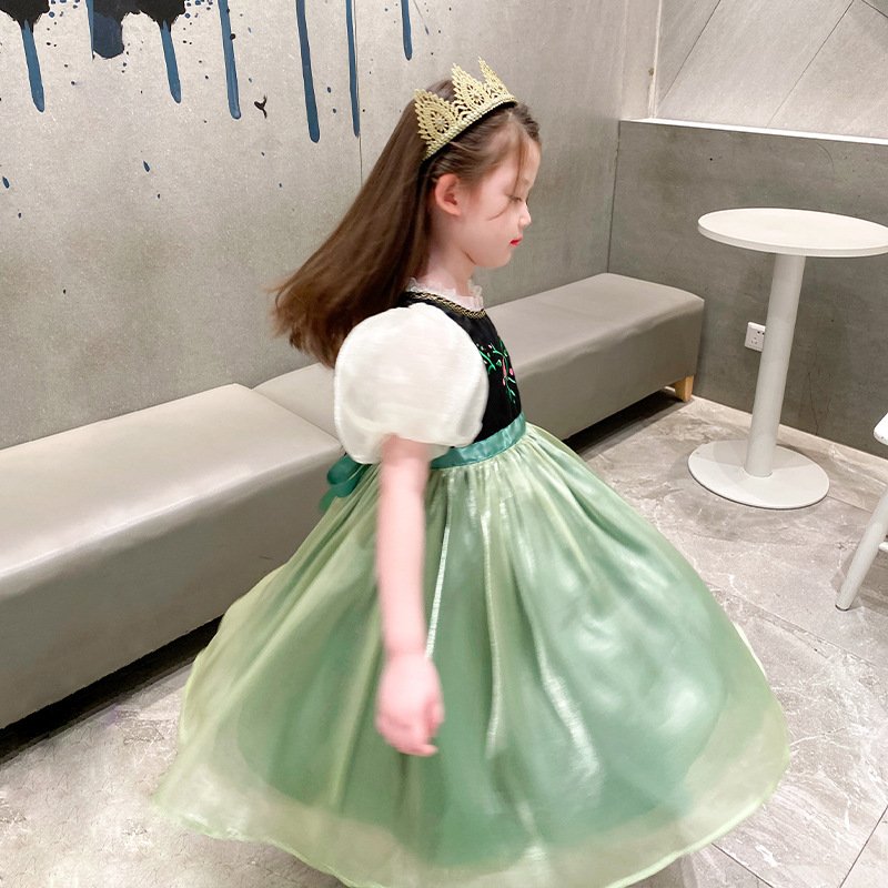 لباس دیزنی پرنسس دخترانه 2 تا 12سال کد10415