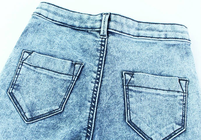 شلوار جینز کشی دخترانه 150090 سایز 7 تا 13 سال محصول بنگلادش