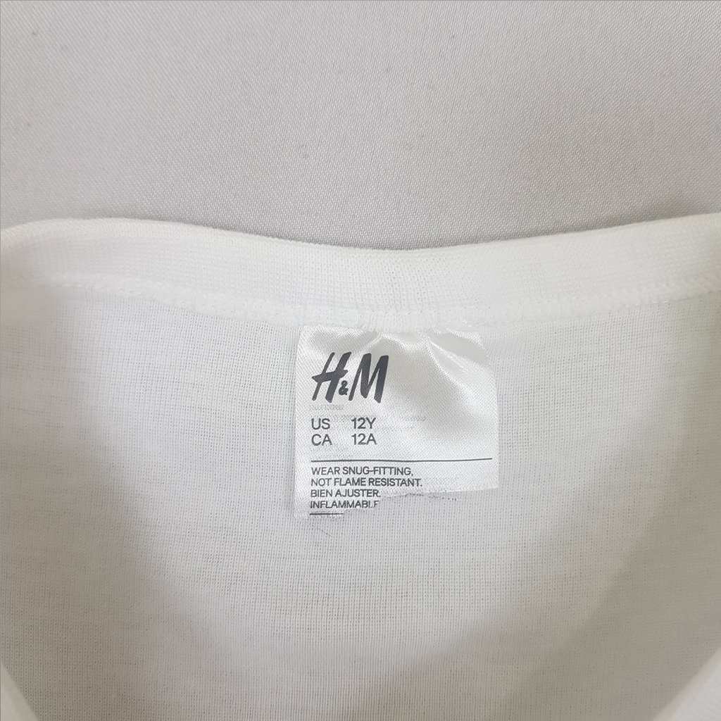 تی شرت دخترانه 22375 سایز 9 تا 15 سال مارک H&M