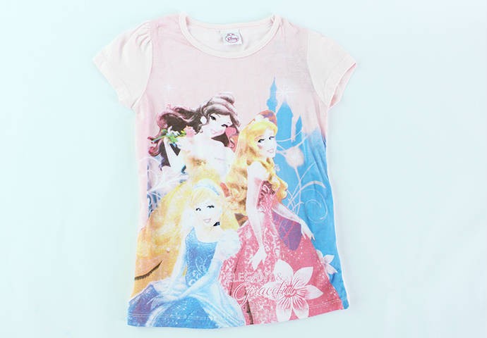 تی شرت دخترانه 100260 سایز 2 تا 6 سال مارک Disney  محصول بنگلادش