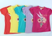 تی شرت دخترانه 100273 سایز 2 تا 6 سال مارک DISNEY محصول بنگلادش