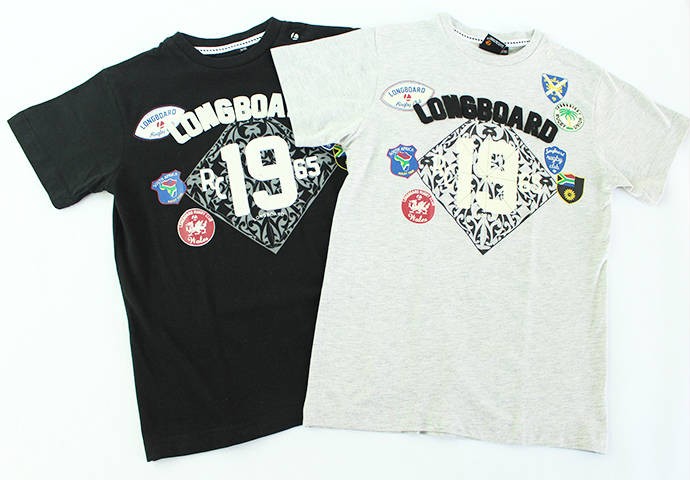 تی شرت پسرانه 100305 سایز 8 تا 16 سال مارک LONG BOARD محصول بنگلادش