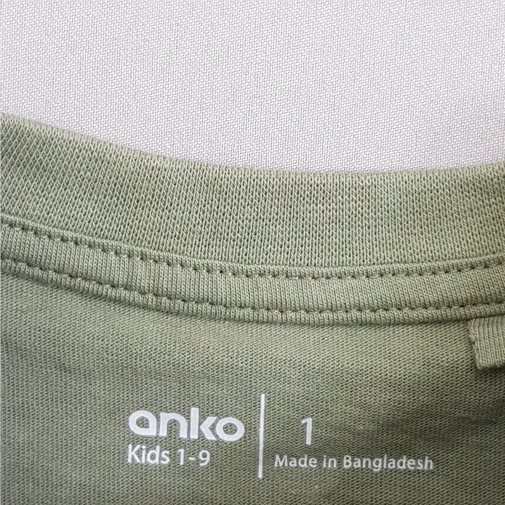تی شرت پسرانه 22490 سایز 1 تا 9 سال مارک ANKO