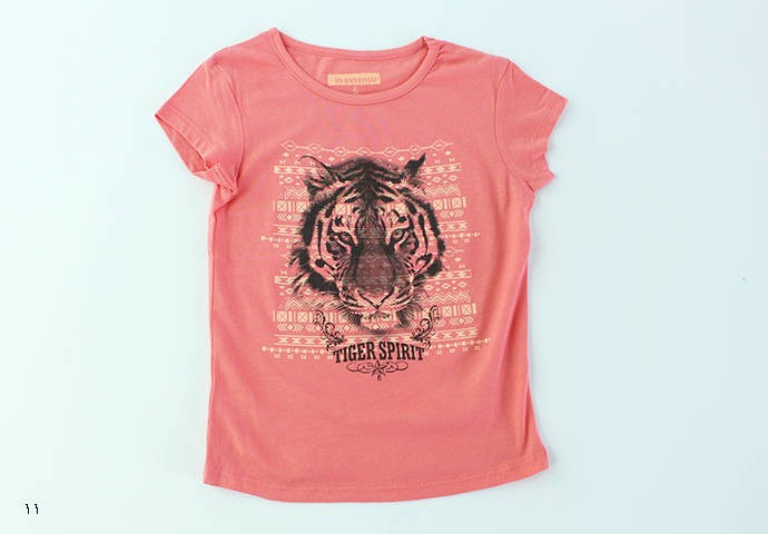 تی شرت دخترانه 100288 سایز 1 تا 4 سال مارک inextenso محصول بنگلادش