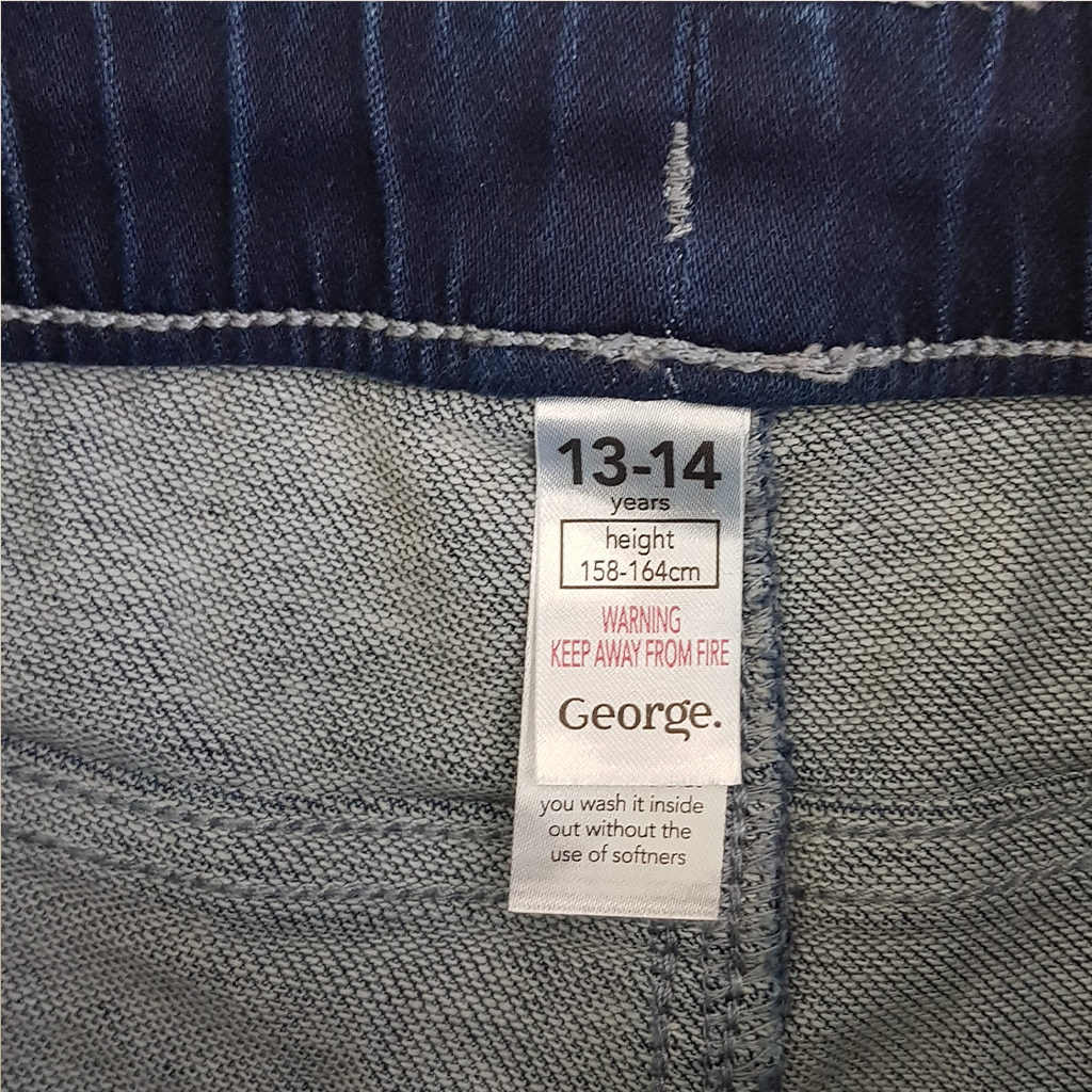 شلوارک جینز 22280 سایز 4 تا 14 سال مارک GEORGE
