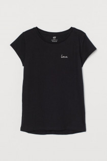 تی شرت دخترانه 23020 سایز 9 تا 14 سال مارک H&M
