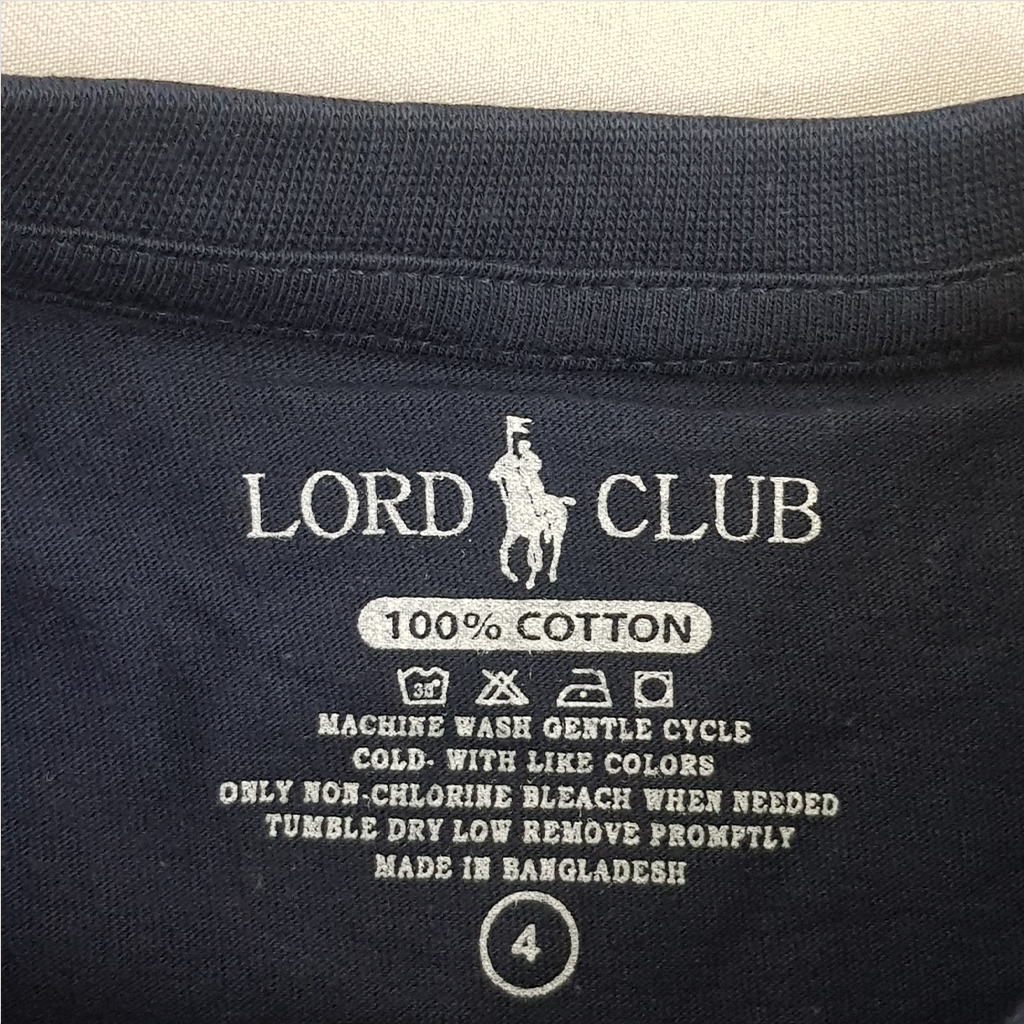 تی شرت پسرانه 23124 سایز 2 تا 12 سال مارک LORD CLUB