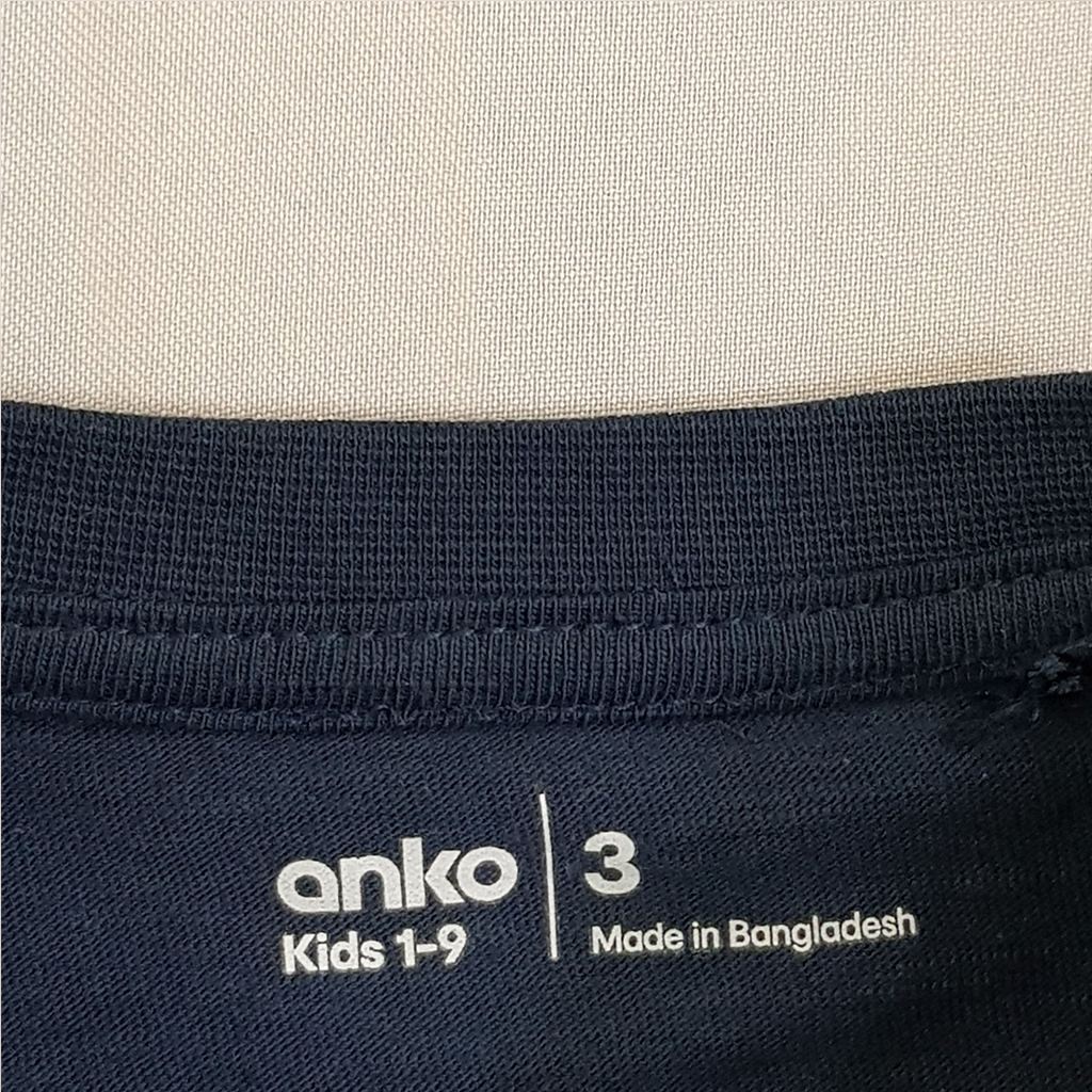 تی شرت پسرانه 23186 سایز 1 تا 9 سال مارک ANKO