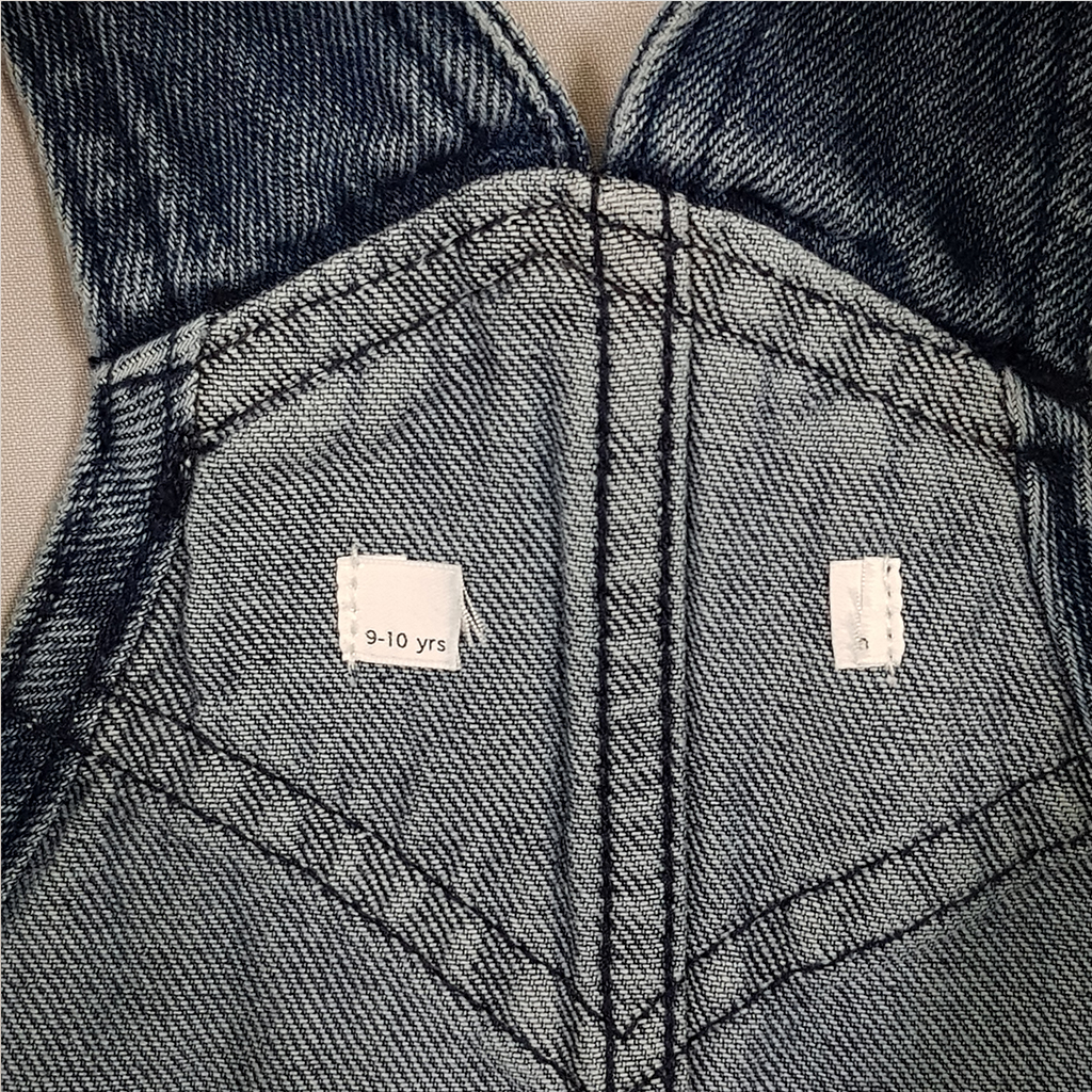 پیشبندار سارافونی جینز 23424 سایز 6 تا 16 سال مارک M&S