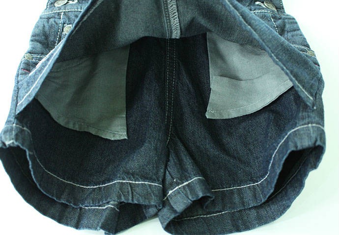 پیشبنددار جینز دخترانه 100367 سایز 2 تا 8 سال مارک FRENOZ