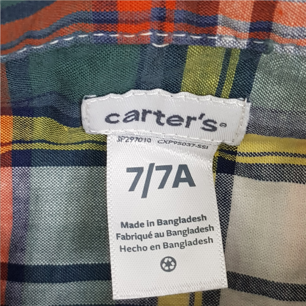 پیراهن پسرانه 23505 سایز 2 تا 14 سال مارک Carters