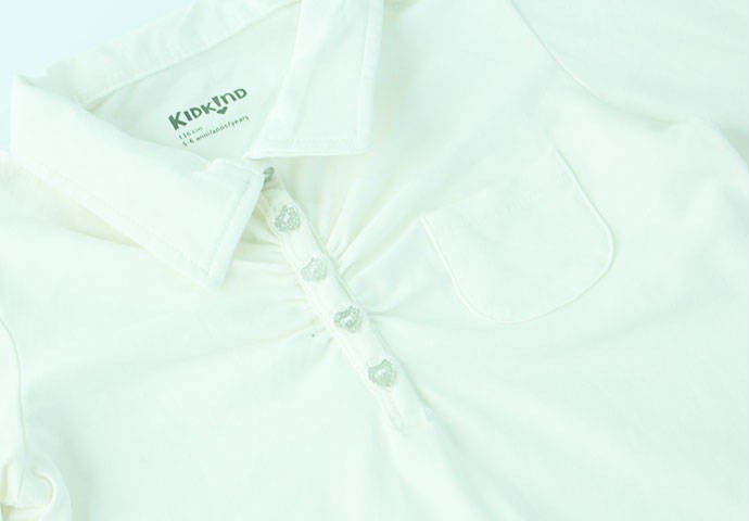 تی شرت دخترانه 100375 سایز 3 تا 8 سال مارک KIDKINO 
