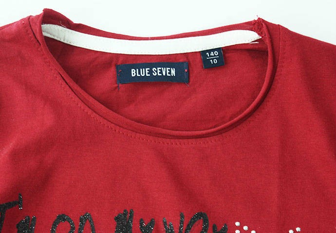 تی شرت دخترانه 100470 سایز 10 تا 16 سال مارک BLUE SEVEN