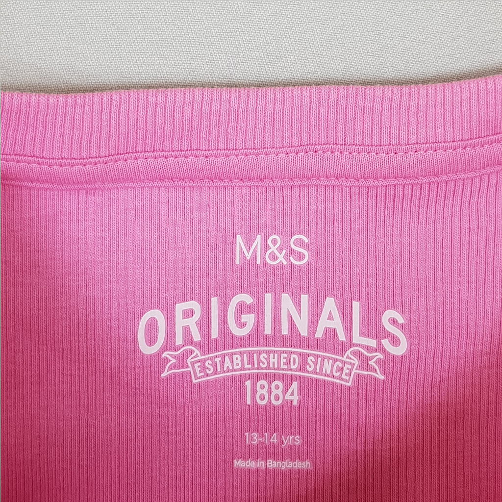 تی شرت دخترانه 24300 سایز 7 تا 16 سال مارک M&S