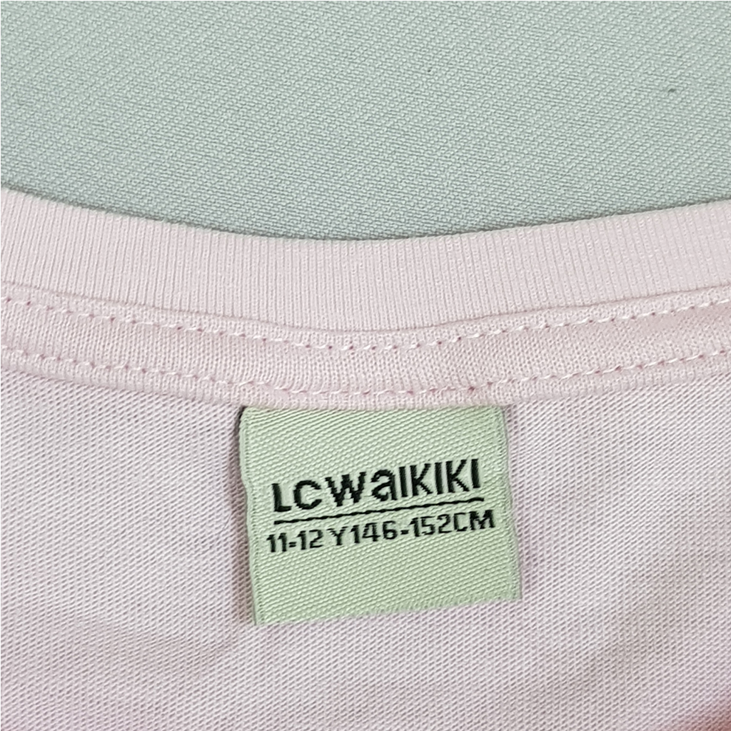 تی شرت دخترانه 24292 سایز 5 تا 11 سال مارک LC WALKIKI