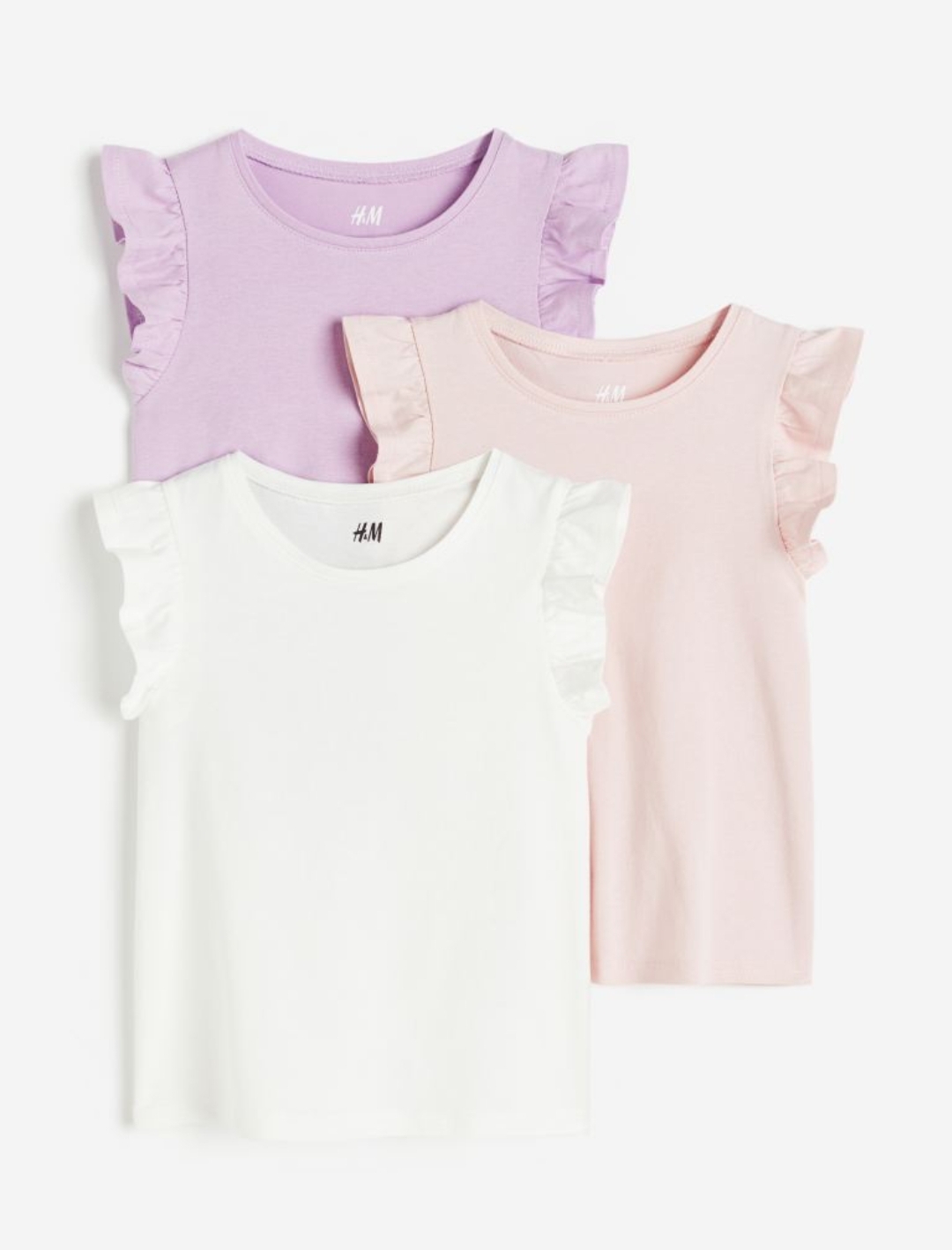 تی شرت دخترانه 24296 سایز 1.5 تا 12 سال مارک H&M