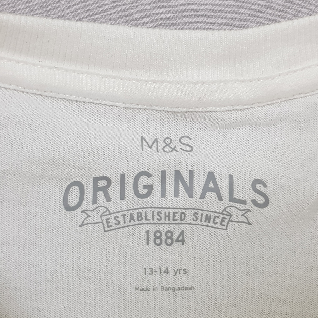 تی شرت دخترانه 24285 سایز 7 تا 16 سال مارک M&S
