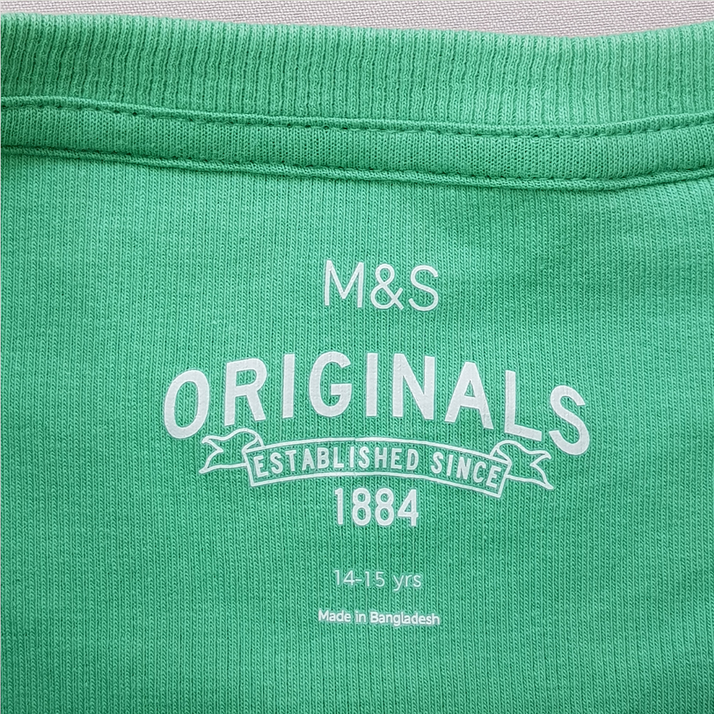 تی شرت دخترانه 24301 سایز 7 تا 15 سال مارک M&S