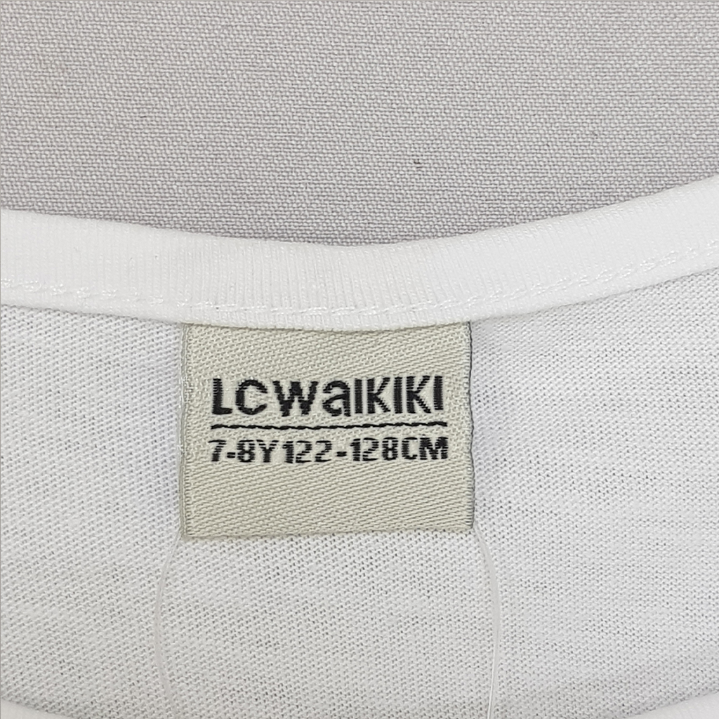 تی شرت دخترانه 24291 سایز 4 تا 13 سال مارک LC WALKIKI