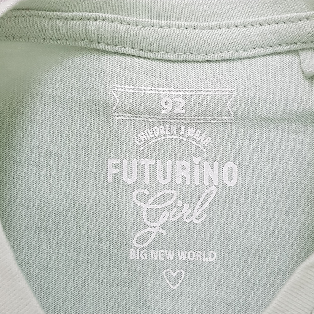 تی شرت دخترانه 23726 سایز 2 تا 7 سال مارک FUTURINO