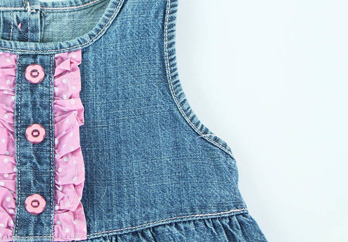 سارافون جینز دخترانه 100508 سایز 3 تا 24 ماه مارک baby pep