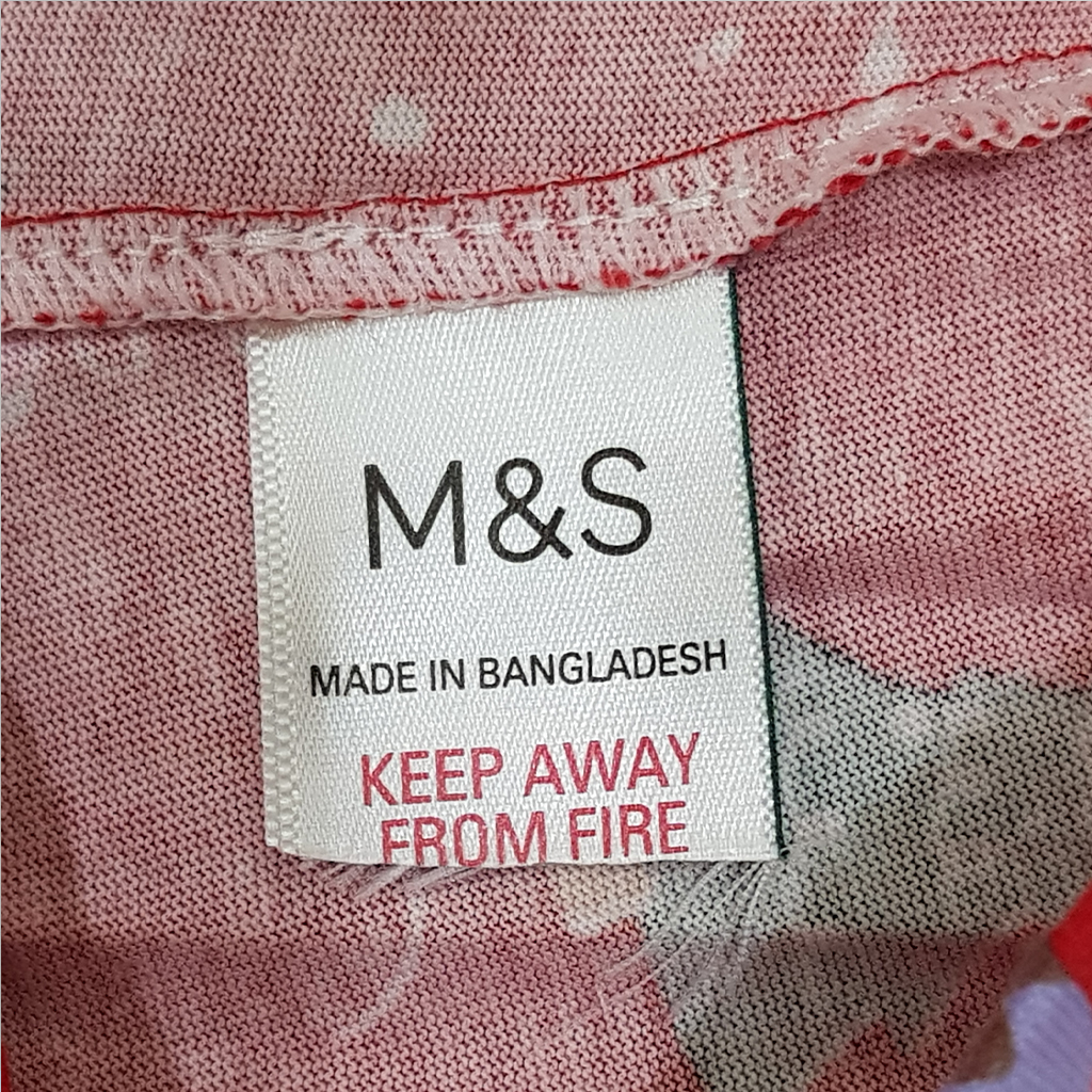 ست دخترانه 24739 سایز 5 تا 7 سال مارک M&S