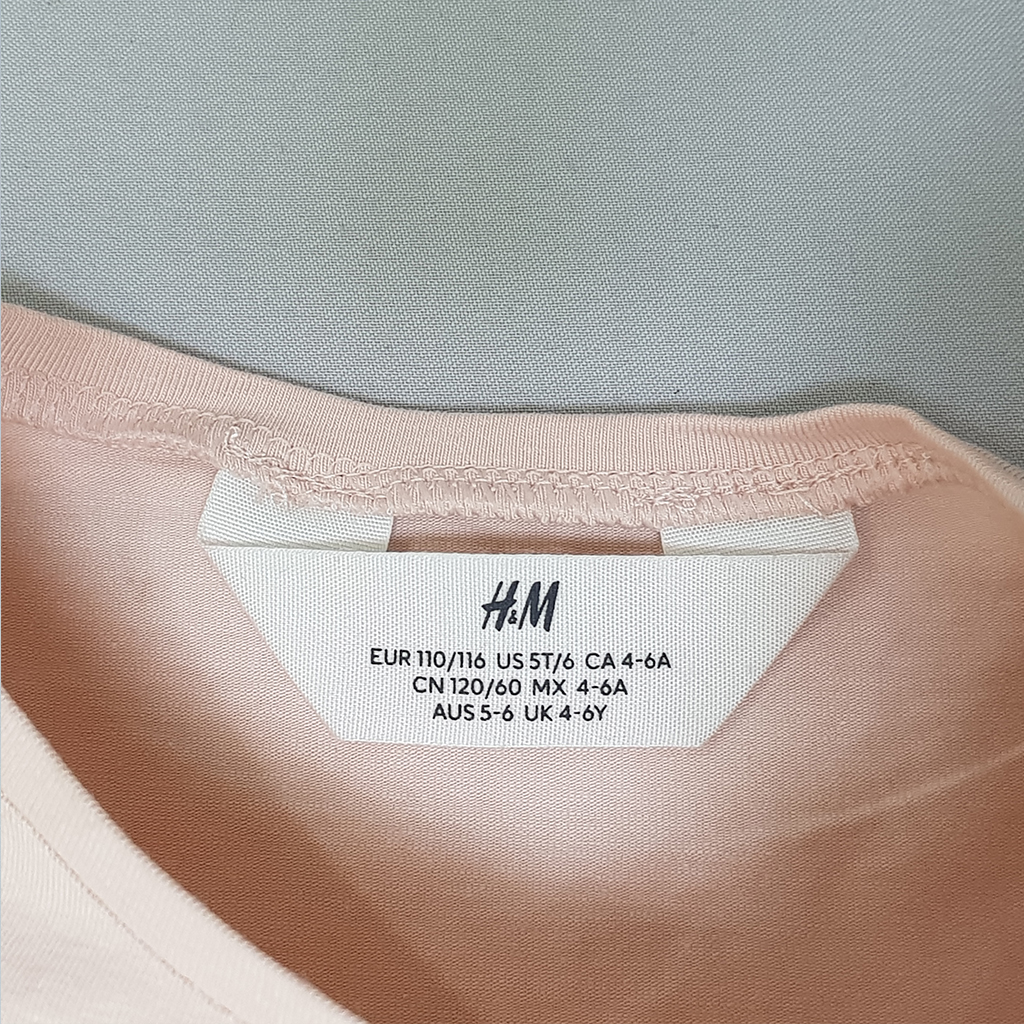 بلوز دخترانه 25490 سایز 1.5 تا 10 سال مارک H&M