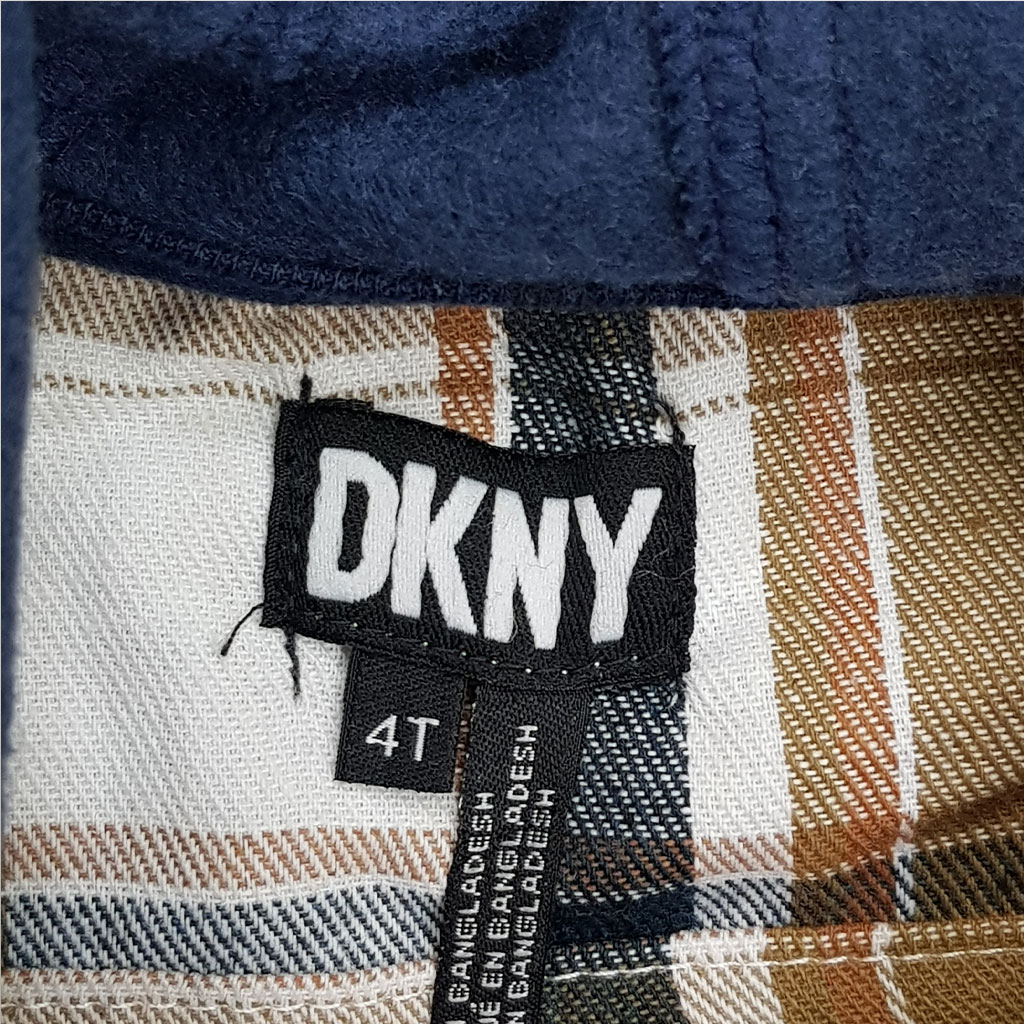 پیراهن کلاه دار پسرانه 25562 سایز 12 ماه تا 12 سال مارک DKNY   *