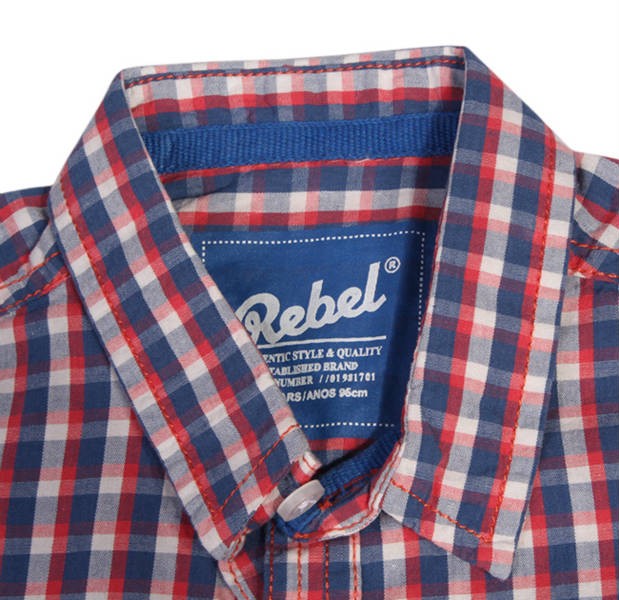 پیراهن پسرانه 100703 سایز 2 تا 8 سال مارک REBEL