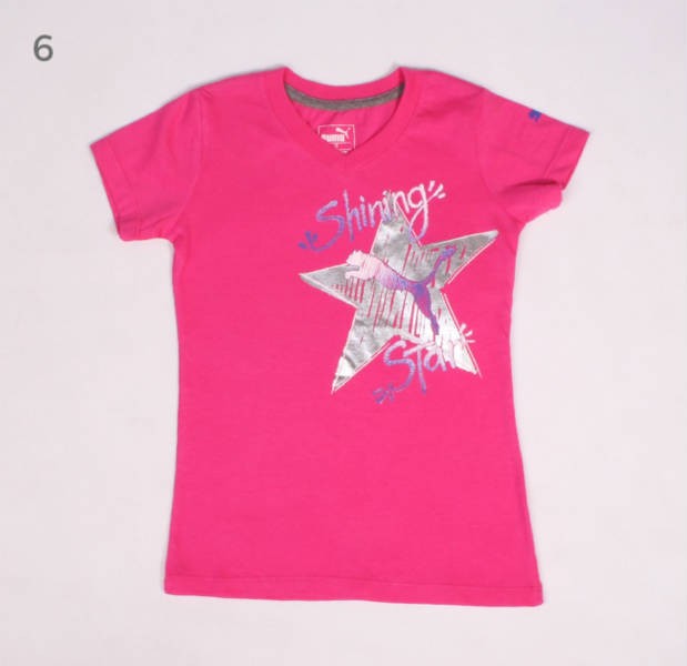 تی شرت دخترانه 100616 سایز 5 تا 14 سال مارک PUMA