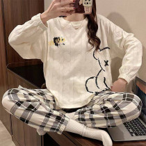 ست آستین بلند نخ پنبه زنانه کد 416642