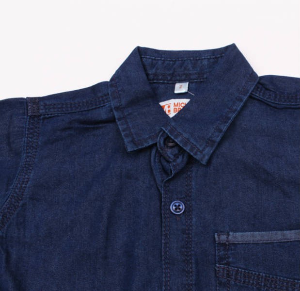 پیراهن جینز پسرانه 100873 سایز 2 تا 8 سال مارک MB