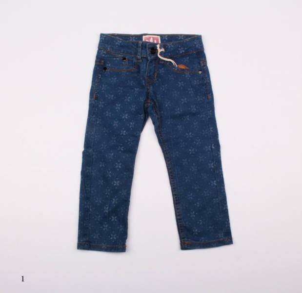 شلوار جینز دخترانه 100705 سایز 2 تا 14 سال مارک AKIDO